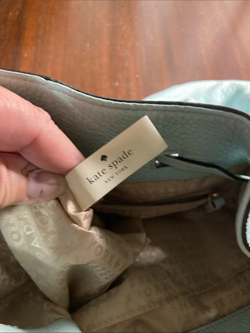 Kate spade Leather Drawstring Bucket Bag